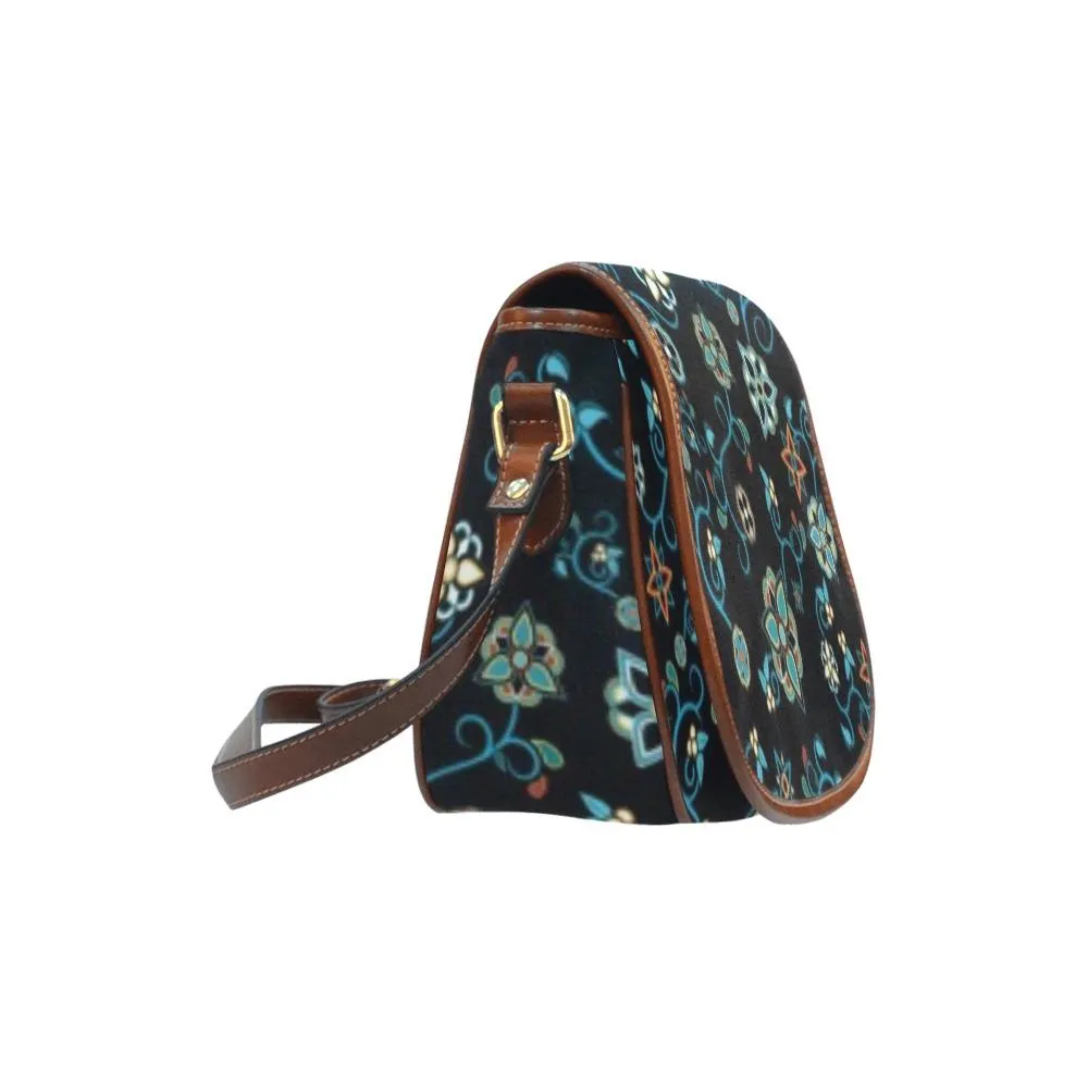 Ocean Bloom Saddle Bag/Small