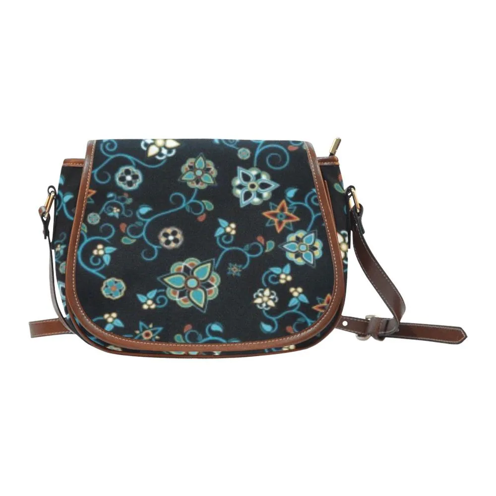 Ocean Bloom Saddle Bag/Small