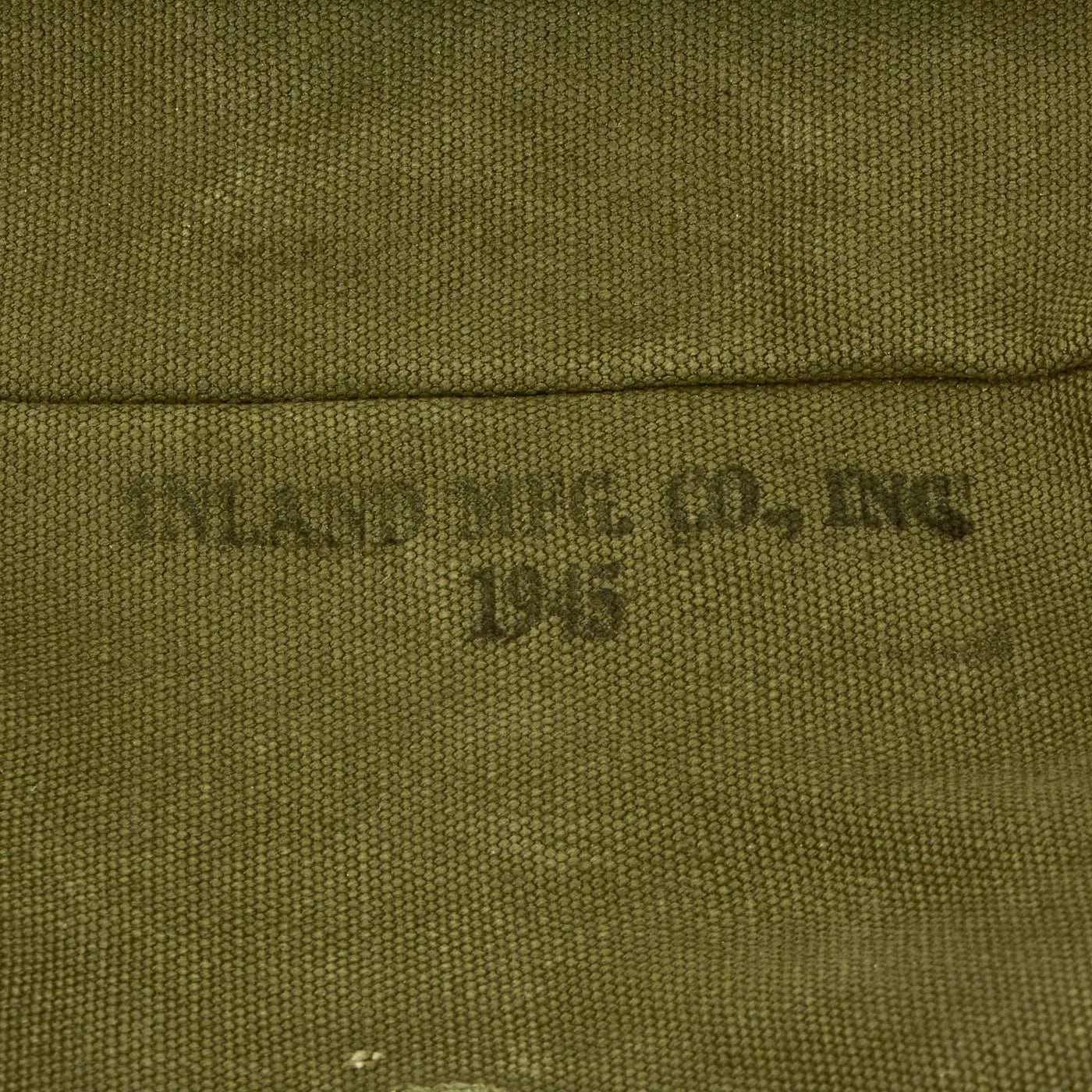 Original U.S. WWII Medic Red Cross M-1945 Cargo Field Pack Lower Bag by Inland Manufacturing Dated 1945