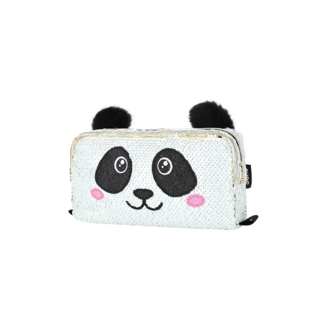 Panda Sequin Pencil Case