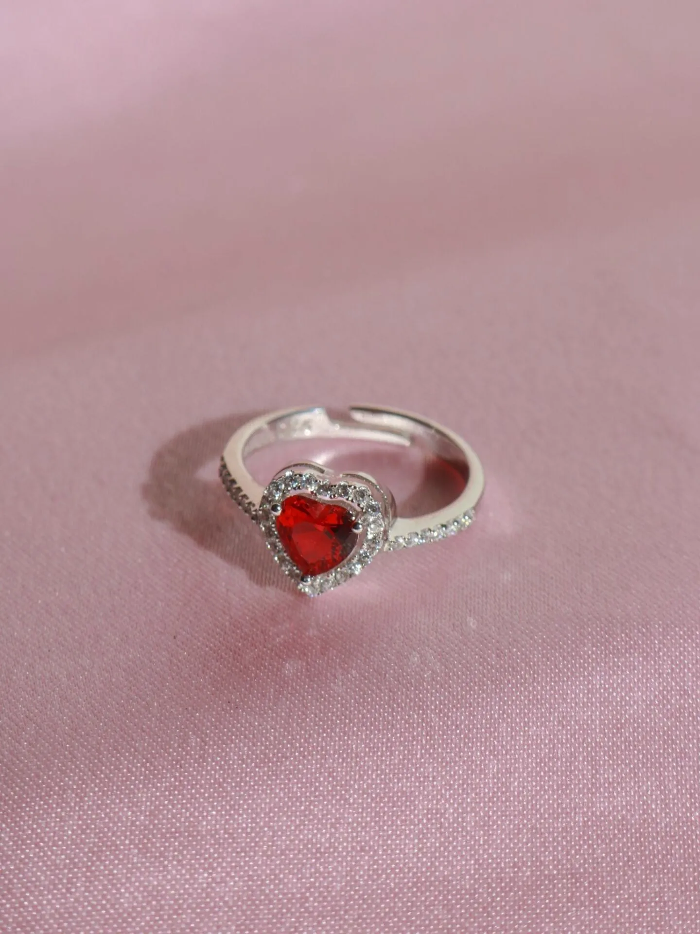 Pandora Heart Ring, 925 Sterling Silver