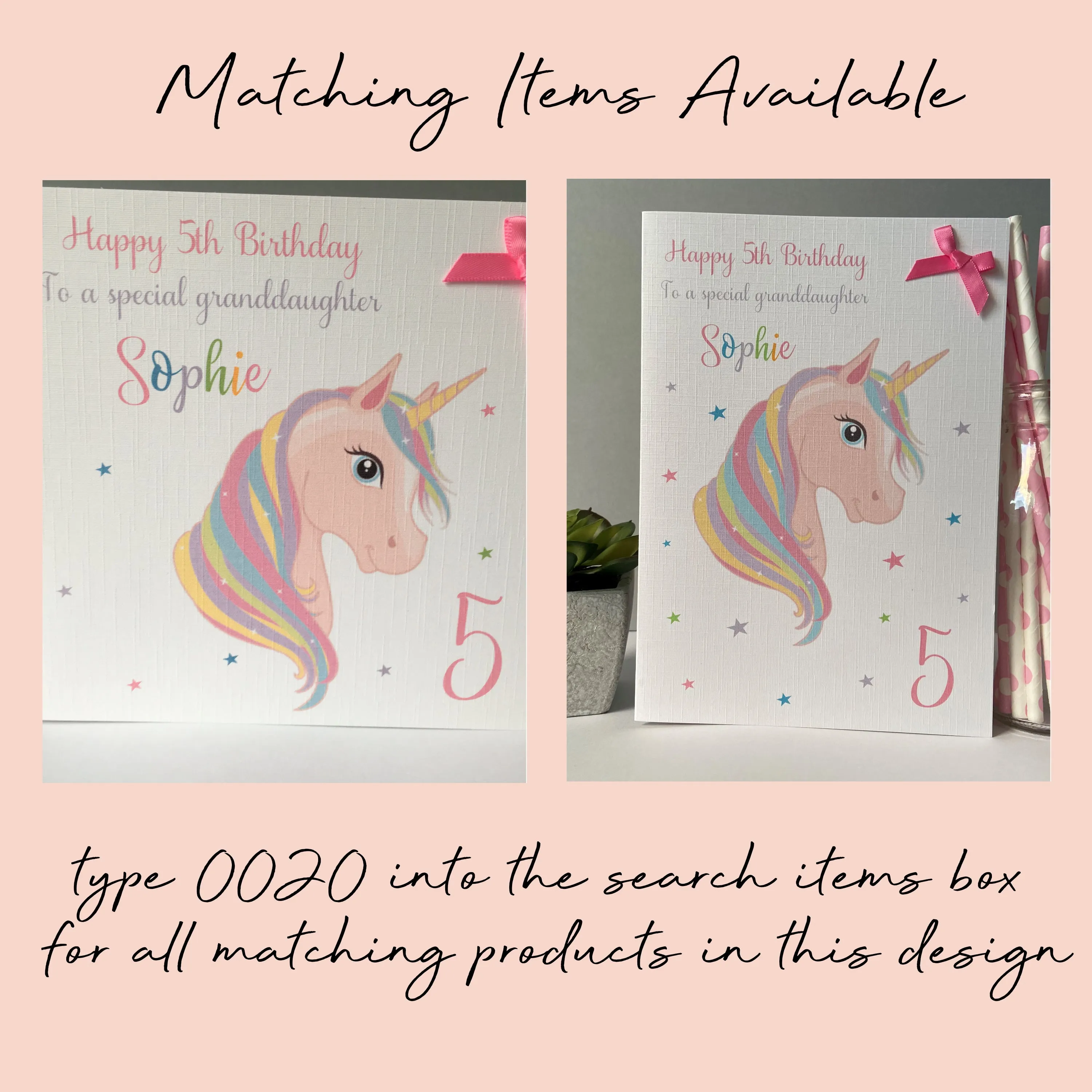 Personalised Birthday Gift Bag Unicorn