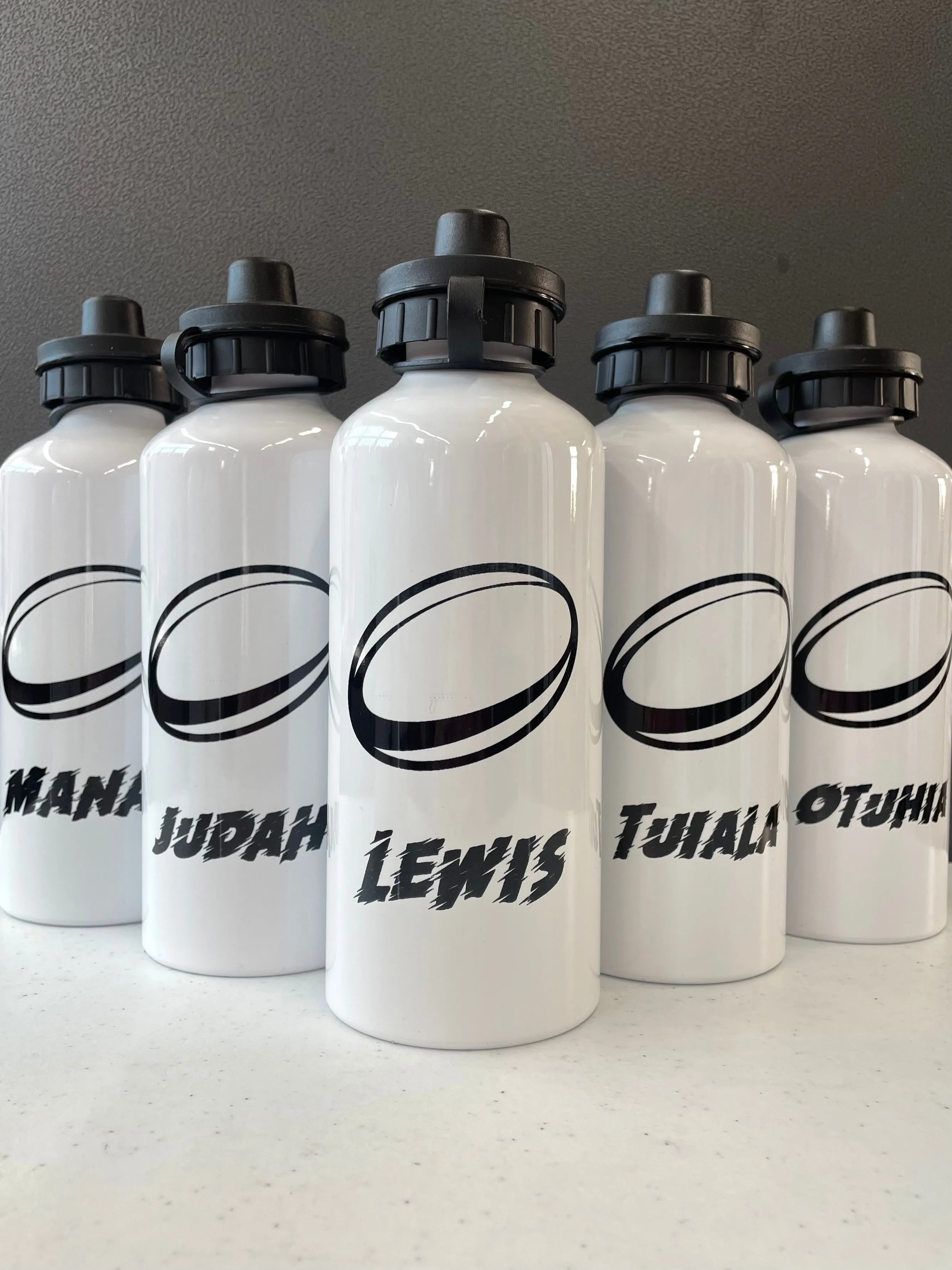 Personalised Rugby League Drink Bottles