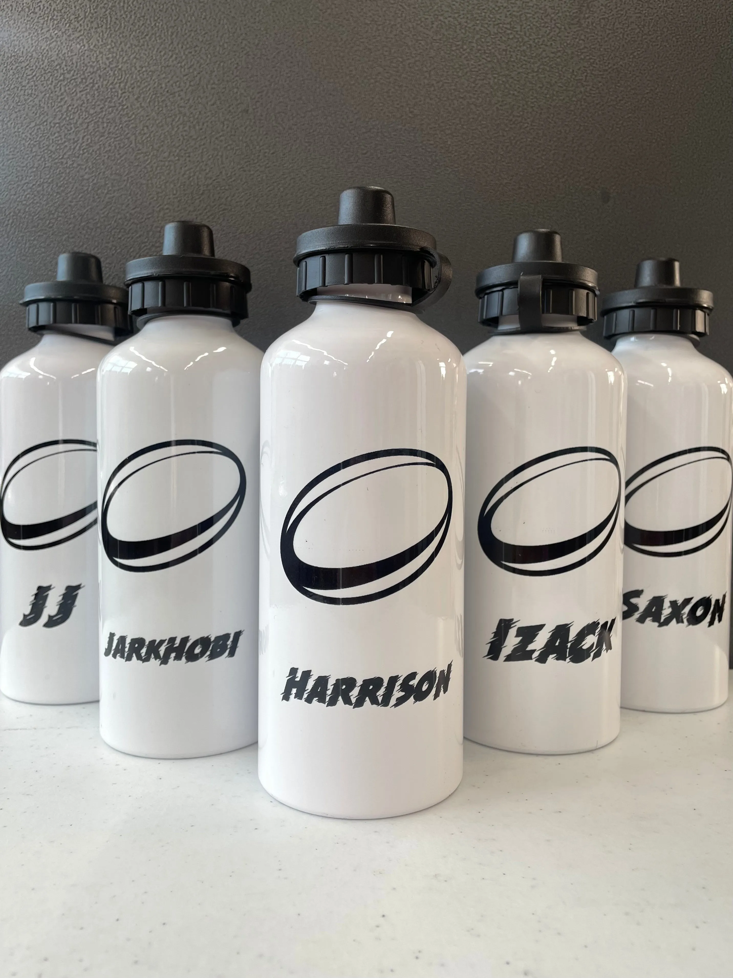 Personalised Rugby League Drink Bottles