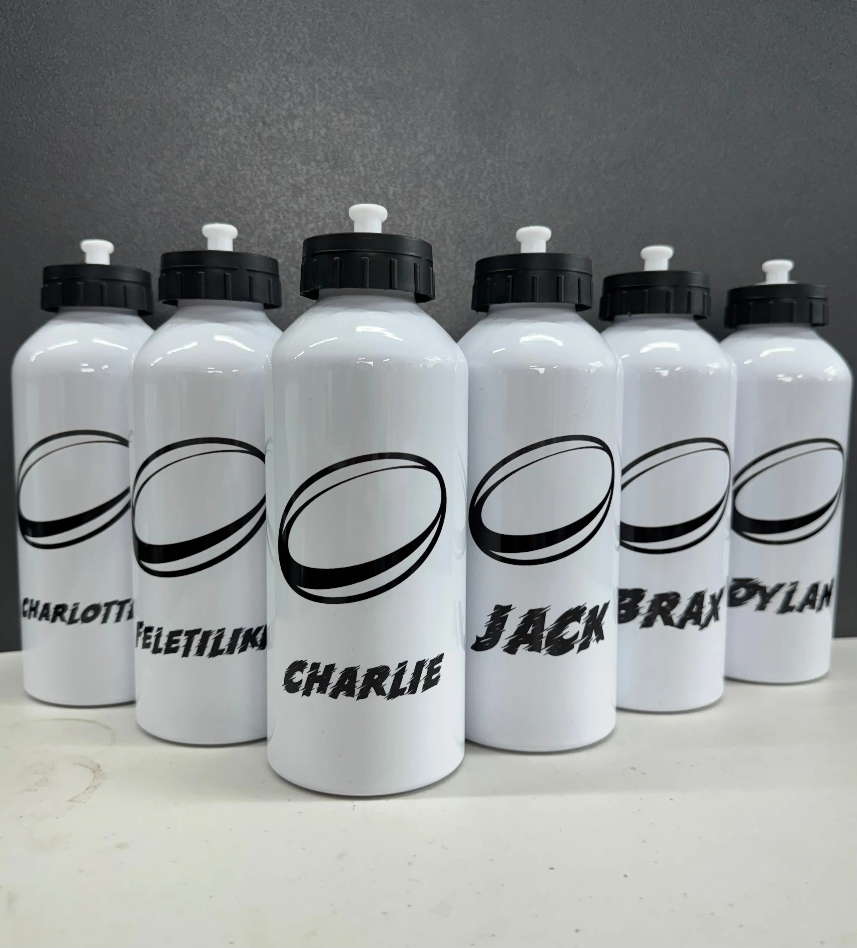 Personalised Rugby League Drink Bottles