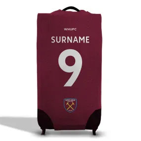 Personalised West Ham United FC Suitcase Cover (Large)