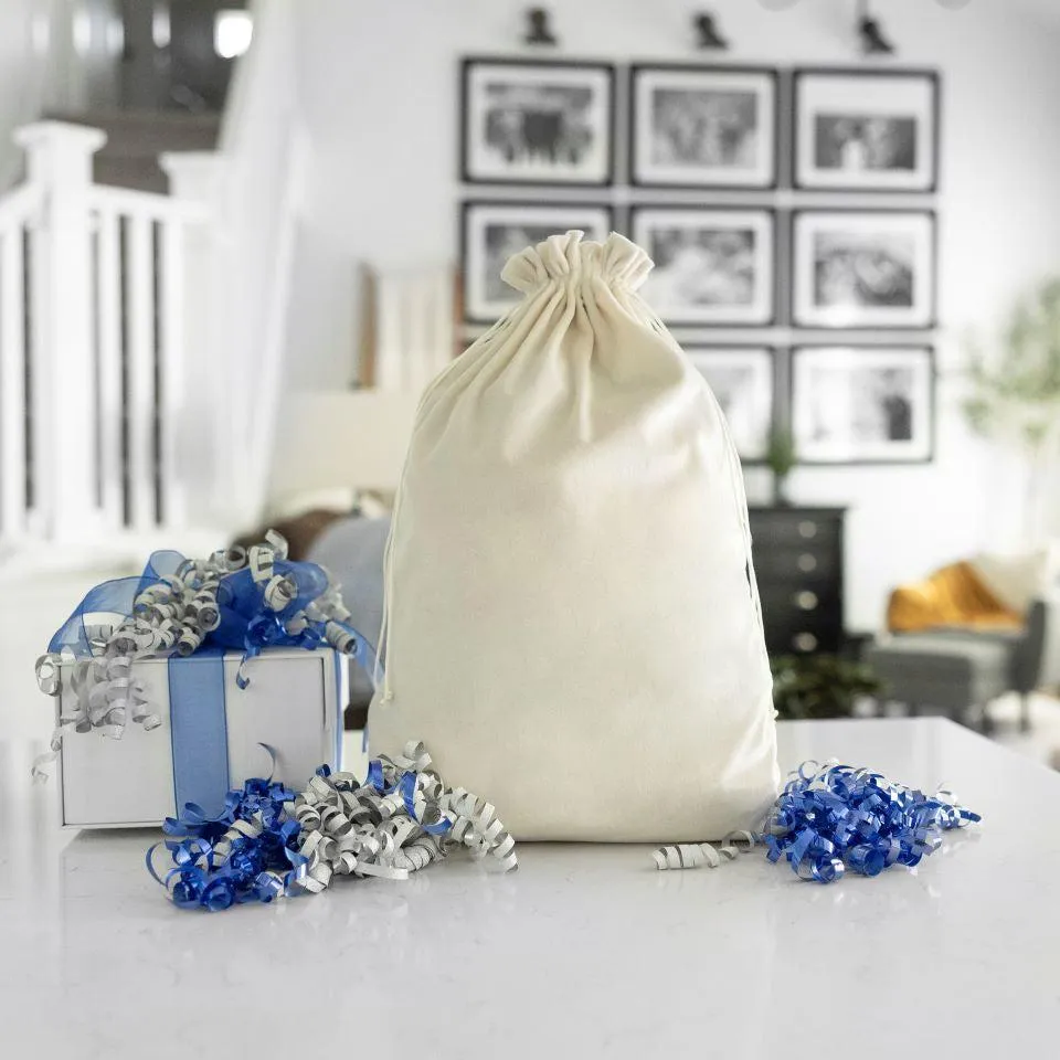 Personalized Velvet Hanukkah Gift Bags