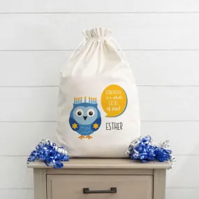 Personalized Velvet Hanukkah Gift Bags