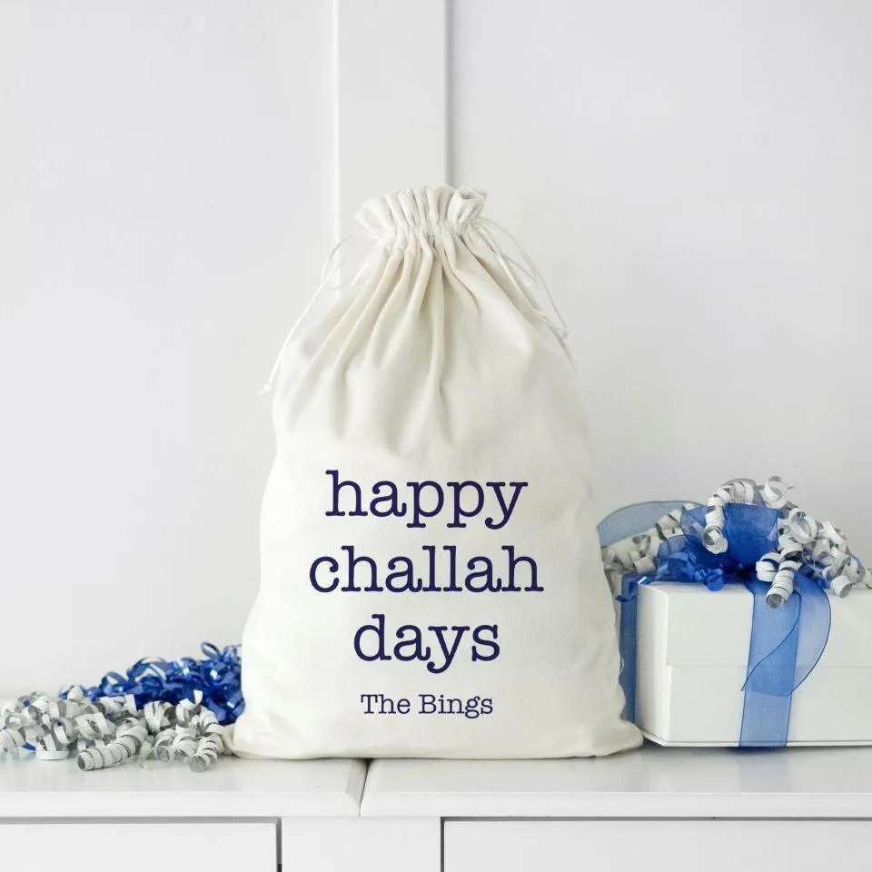 Personalized Velvet Hanukkah Gift Bags