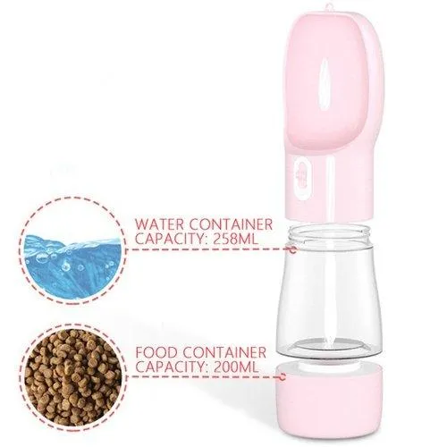 Pet Water Bottle and Feeder Cup