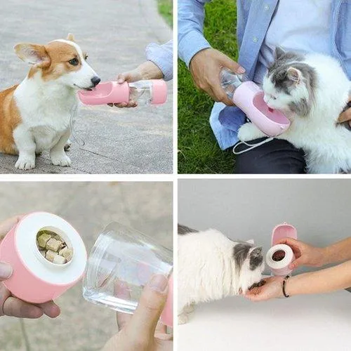 Pet Water Bottle and Feeder Cup