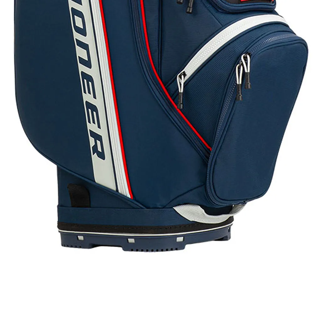 Ping Pioneer Cart Bag - Navy/Platinum/Red