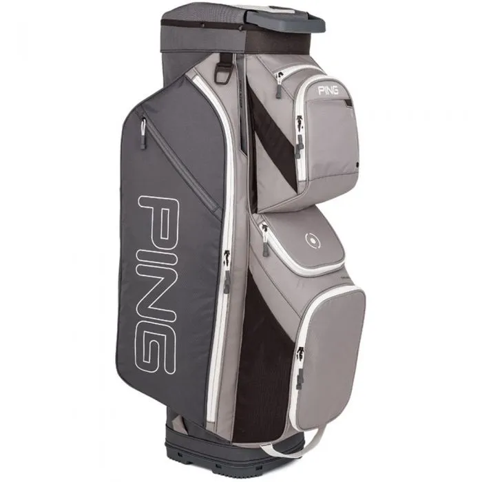 Ping Traverse Cart Bag - Silver/Grey/White