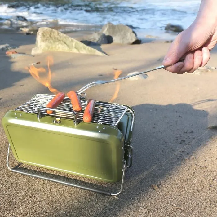 Portable BBQ Suitcase - Green