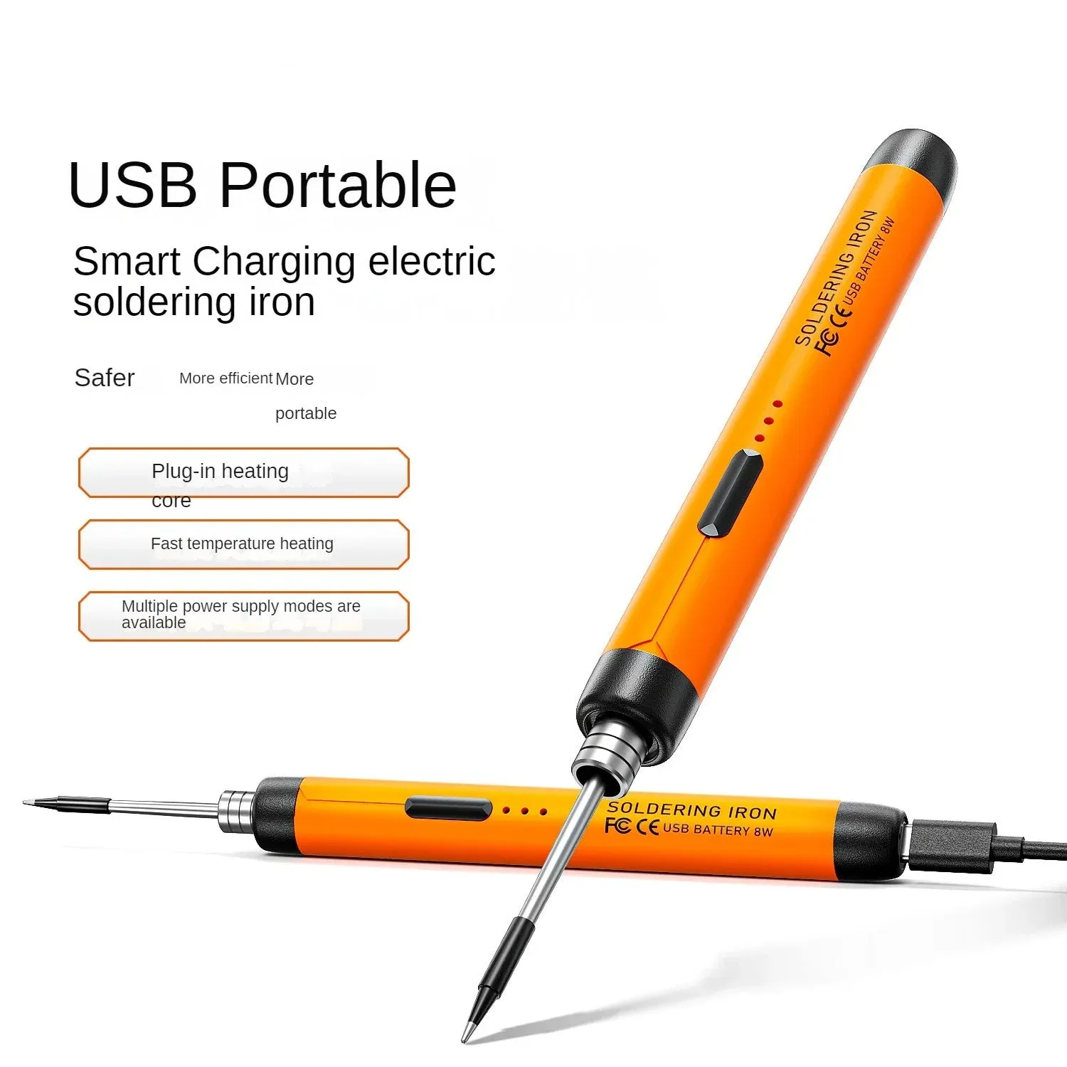 Portable USB Soldering DIY Iron Kit