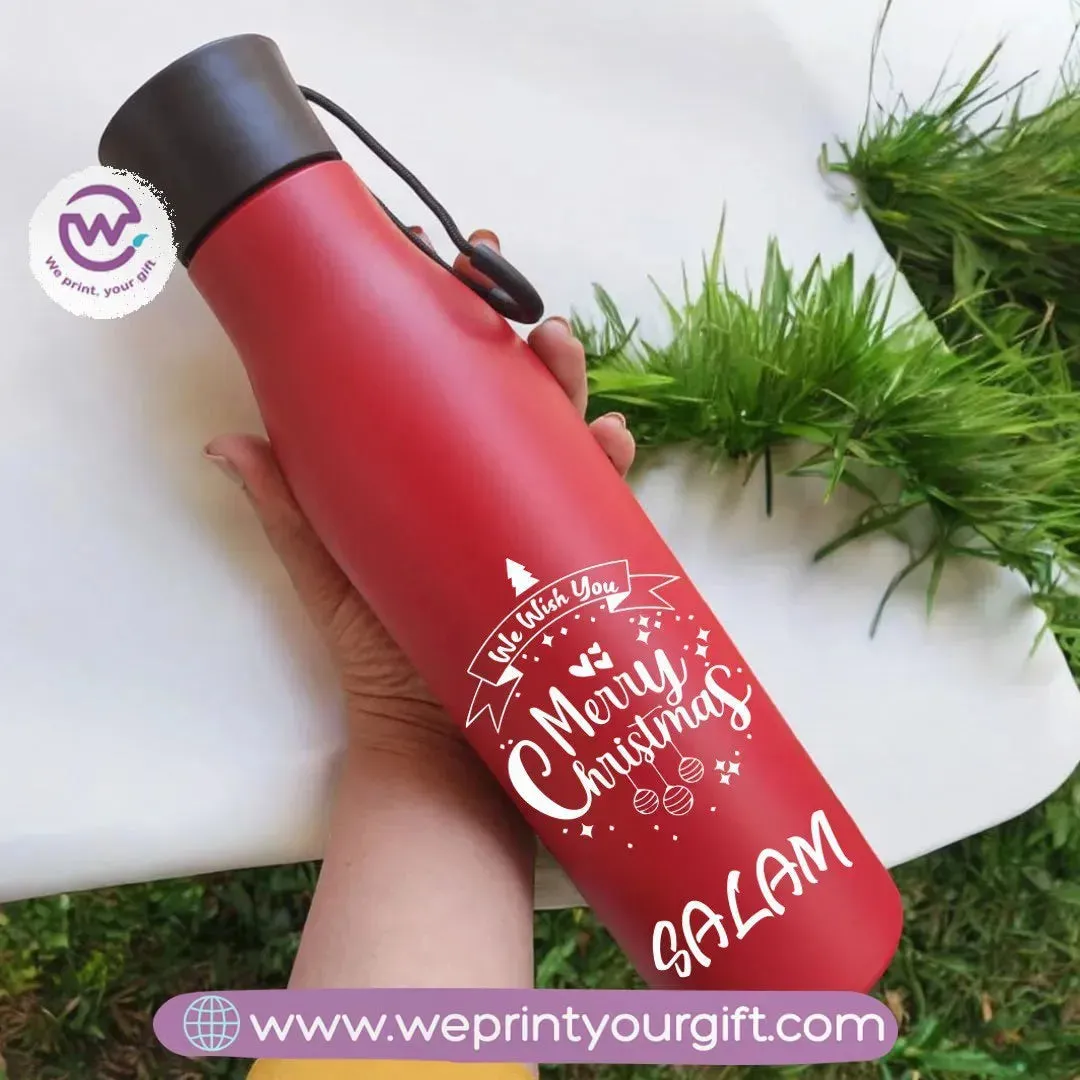 Portable Water Bottle-Christmas