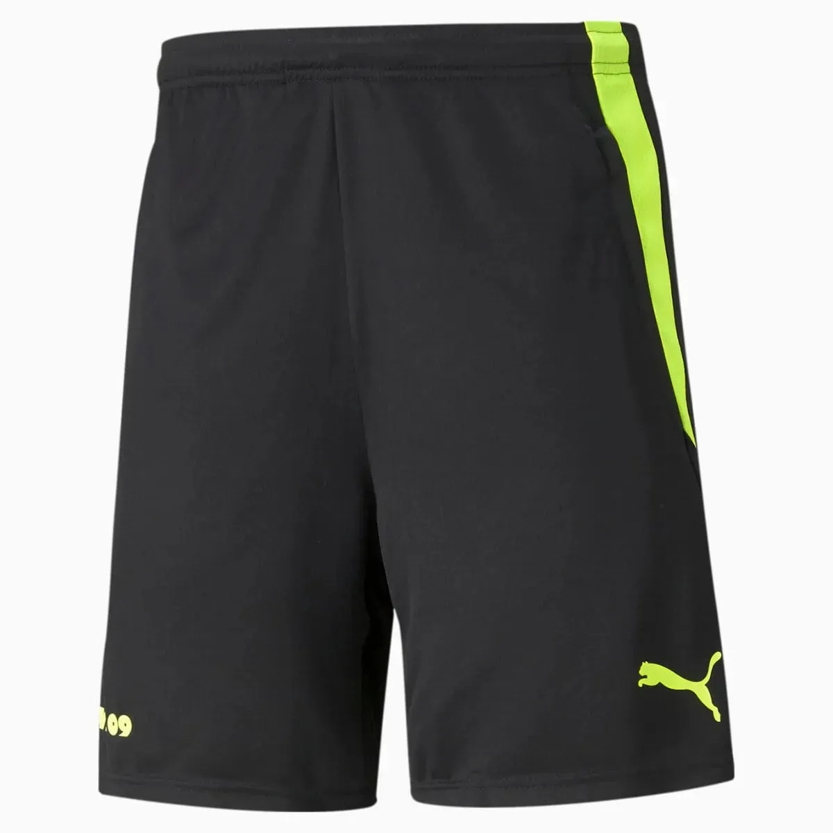 Puma Borussia Dortmund 2021-22 Training Shorts - Black-Safety Yellow