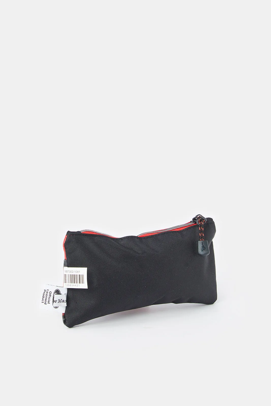 Red And Black Mustang Print Pencil Case