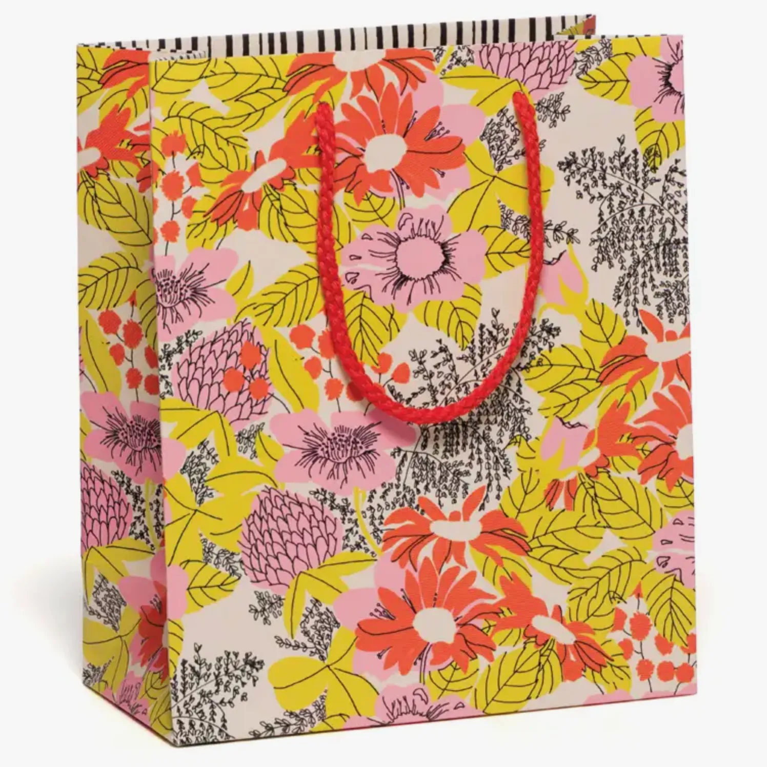 Retro Floral Gift Bag