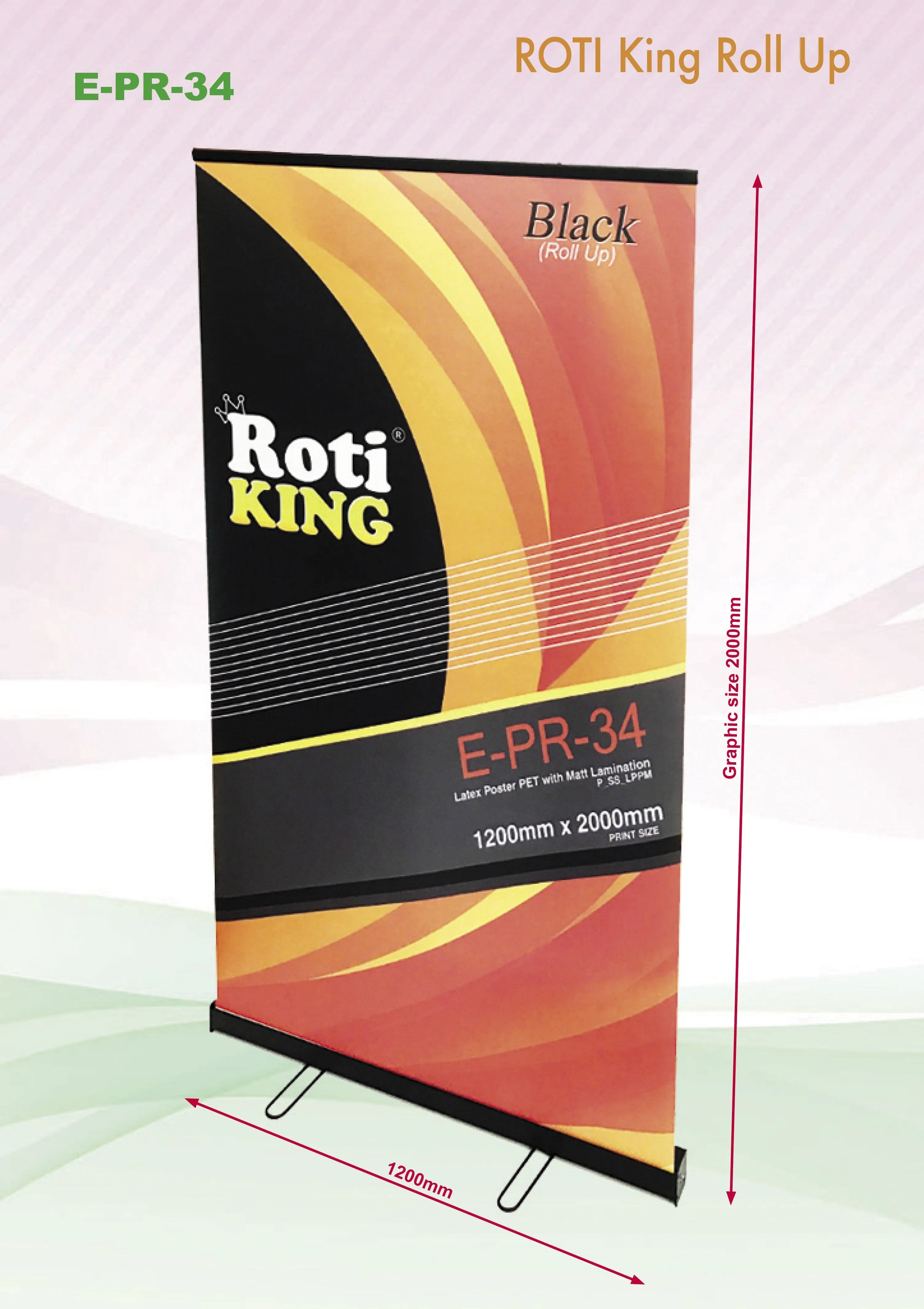 Roll Up Banner (Black Stand)