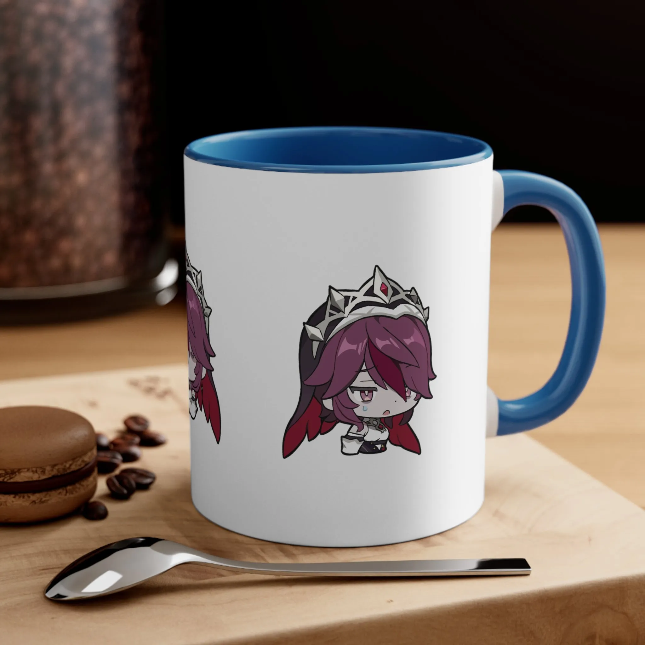 Rosaria Genshin Impact Accent Coffee Mug, 11oz Cups Mugs Cup Gift For Gamer Gifts Game Anime Fanart Fan Birthday Valentine's Christmas