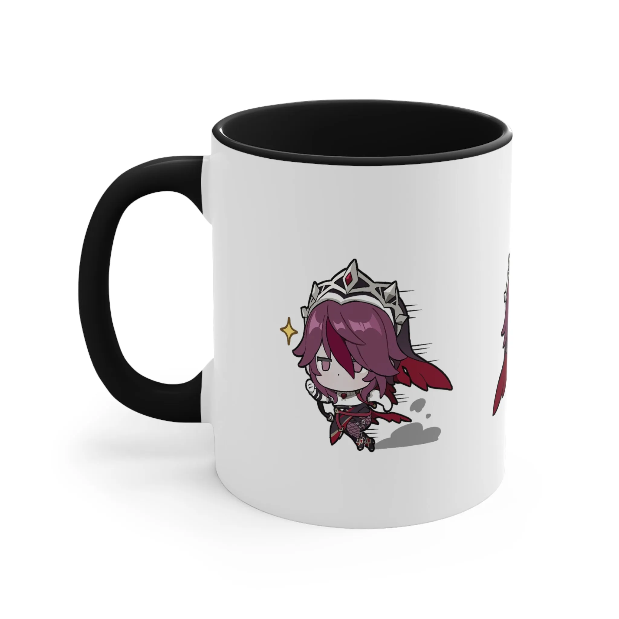 Rosaria Genshin Impact Accent Coffee Mug, 11oz Cups Mugs Cup Gift For Gamer Gifts Game Anime Fanart Fan Birthday Valentine's Christmas