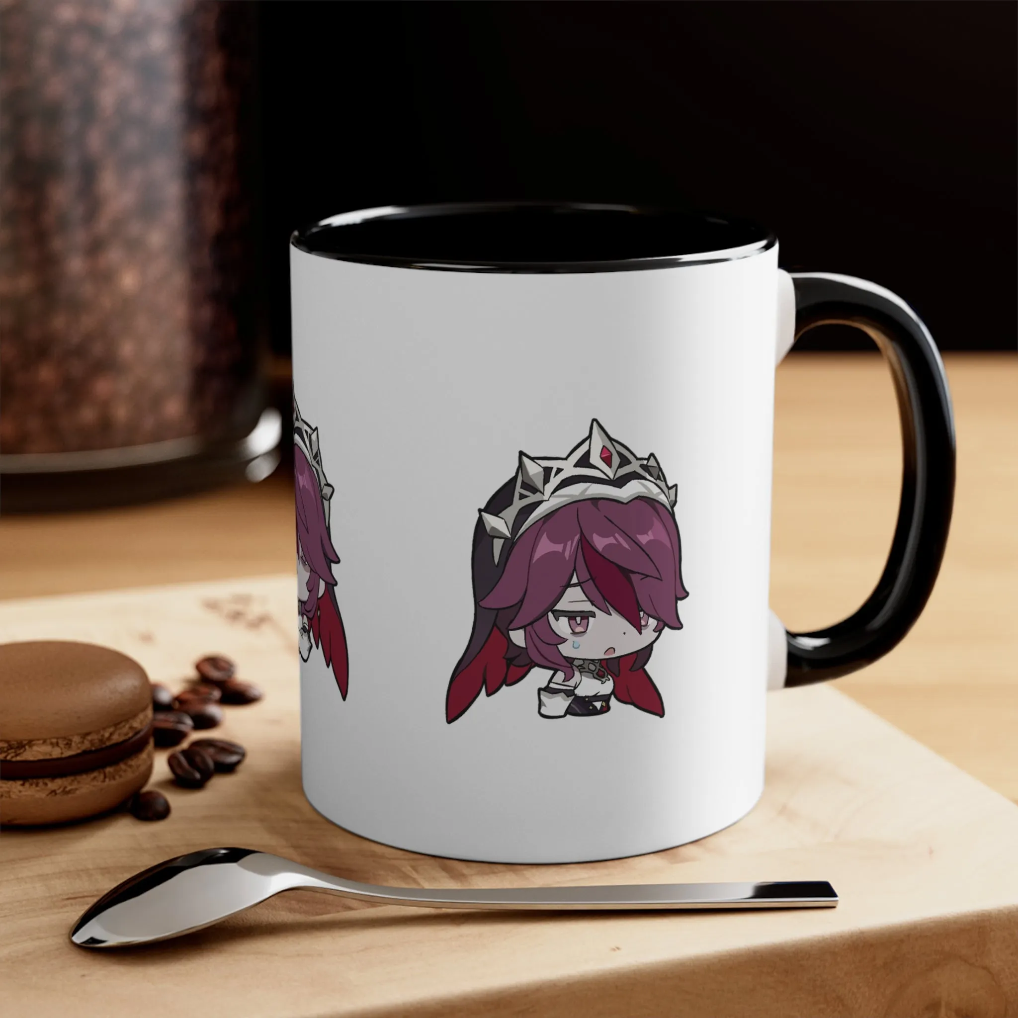 Rosaria Genshin Impact Accent Coffee Mug, 11oz Cups Mugs Cup Gift For Gamer Gifts Game Anime Fanart Fan Birthday Valentine's Christmas