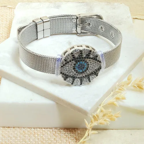 Round Evil Eye Watch Belt Gift Box