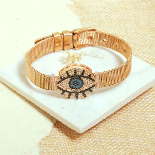 Round Evil Eye Watch Belt Gift Box