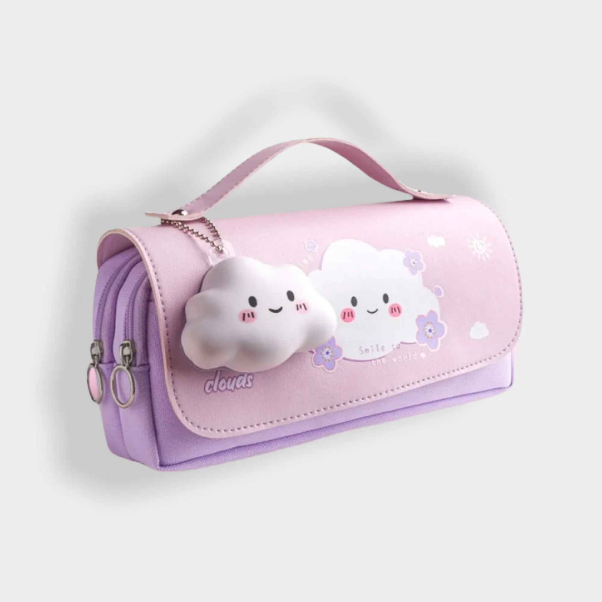 Sakura PU Leather Pencil Case