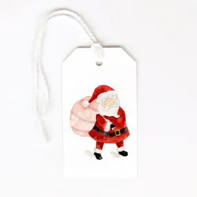 santa bag gift tags