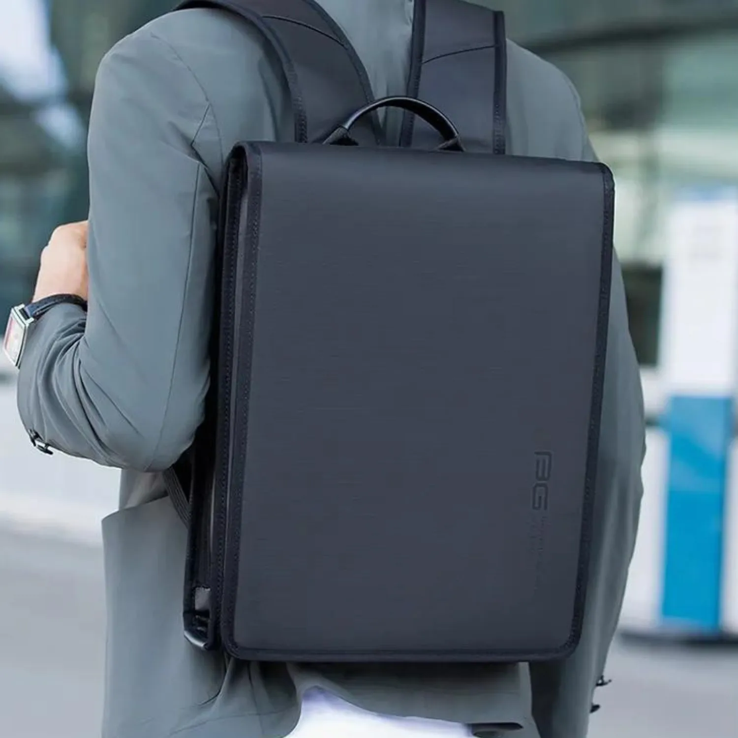 Sleek Anti-Theft 14.1-Inch Business Laptop Backpack