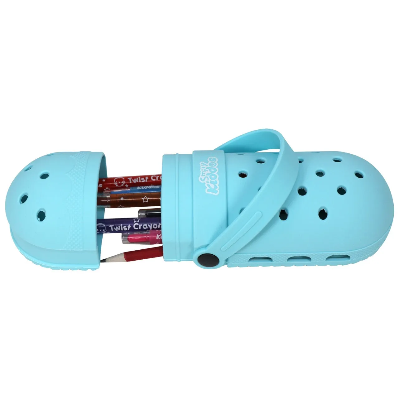 Smily Kiddos Silicone Shoe Pencil Case - Light Blue