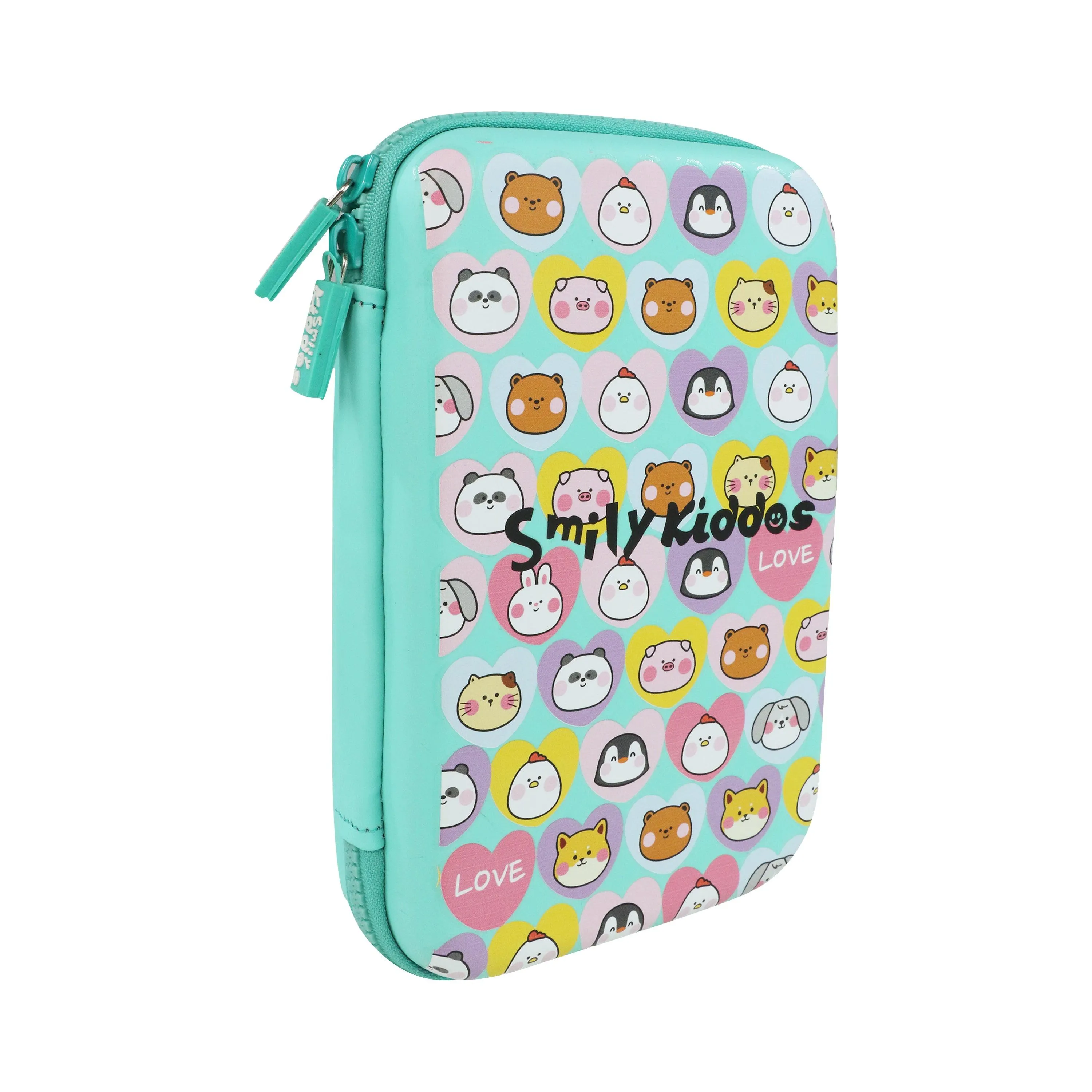 Smily Kiddos Single Compartment Eva Pencil Cute Animals - Multicolor