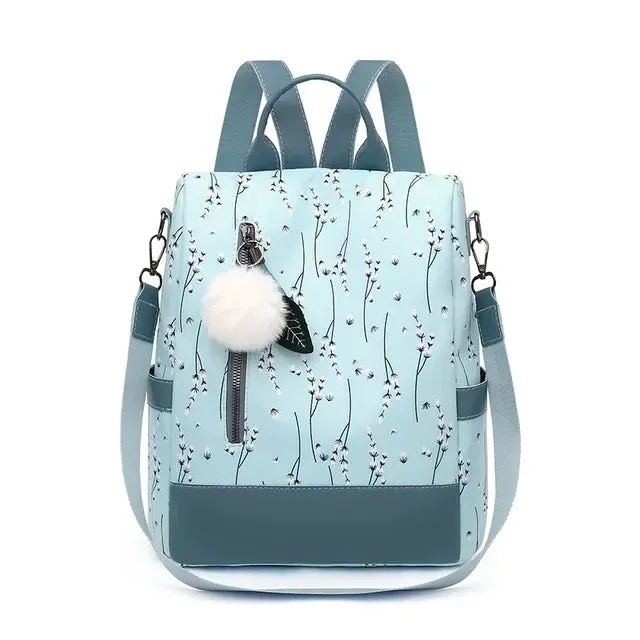 Sohiwoo Pack Travel Print Female Women's Backpack Back For Backpack Backpack Anti-Theft Bag Fashion Women