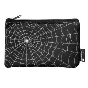 Spiderweb Zip Pouch by Sourpuss