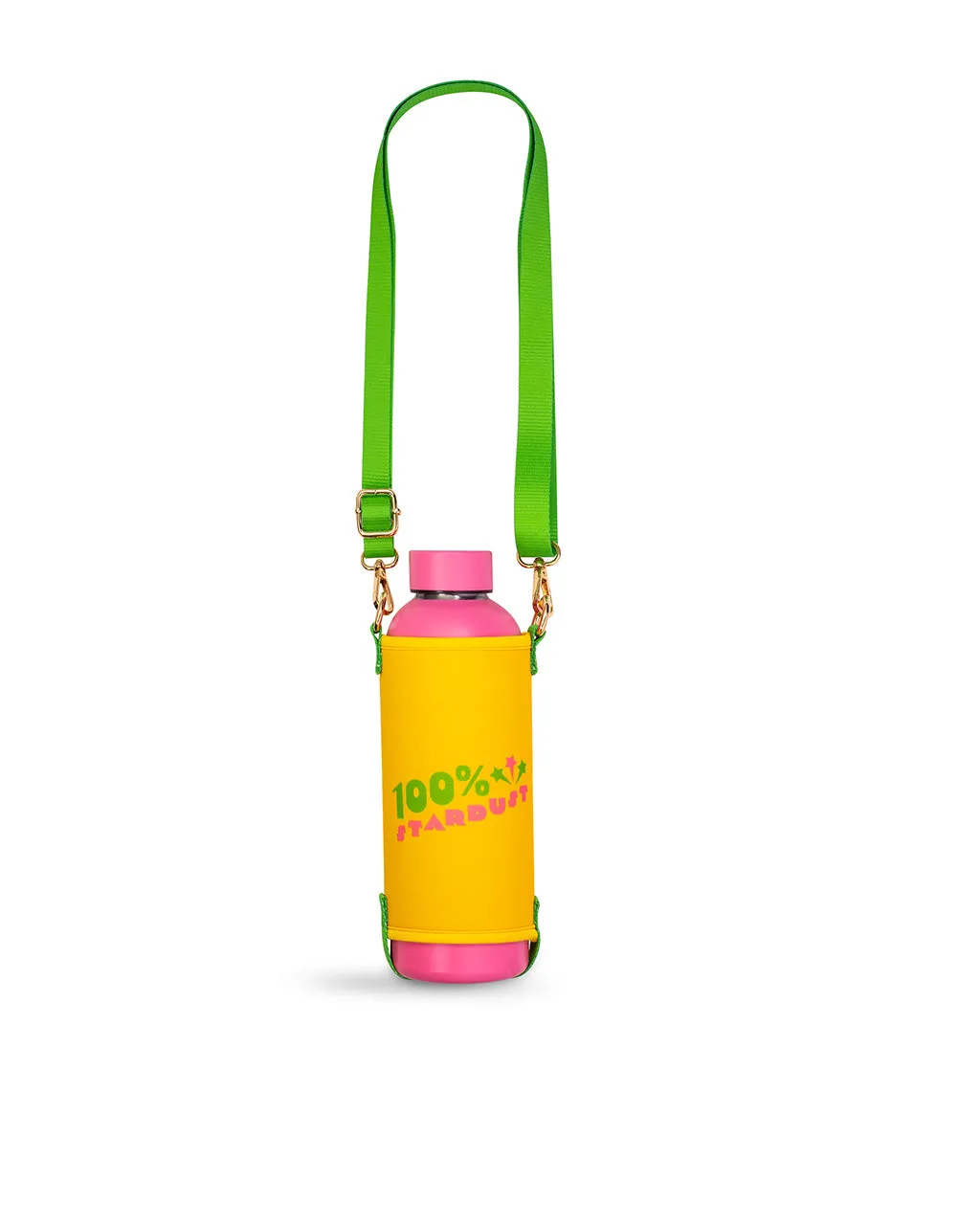 Stainless Steel Water Bottle with Sling - 100% Stardust