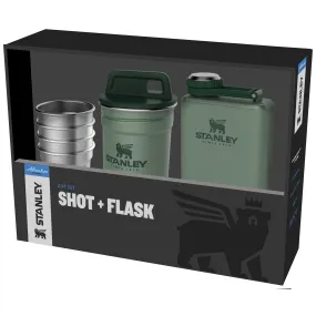 Stanley Adventure Shot   Flask Gift Set Hammertone Green | Buy Stanley Adventure Shot   Flask Gift Set Hammertone Green here | Outnorth