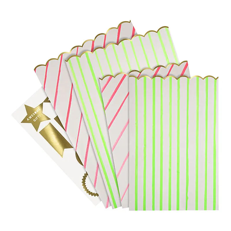 Striped Treat Bags