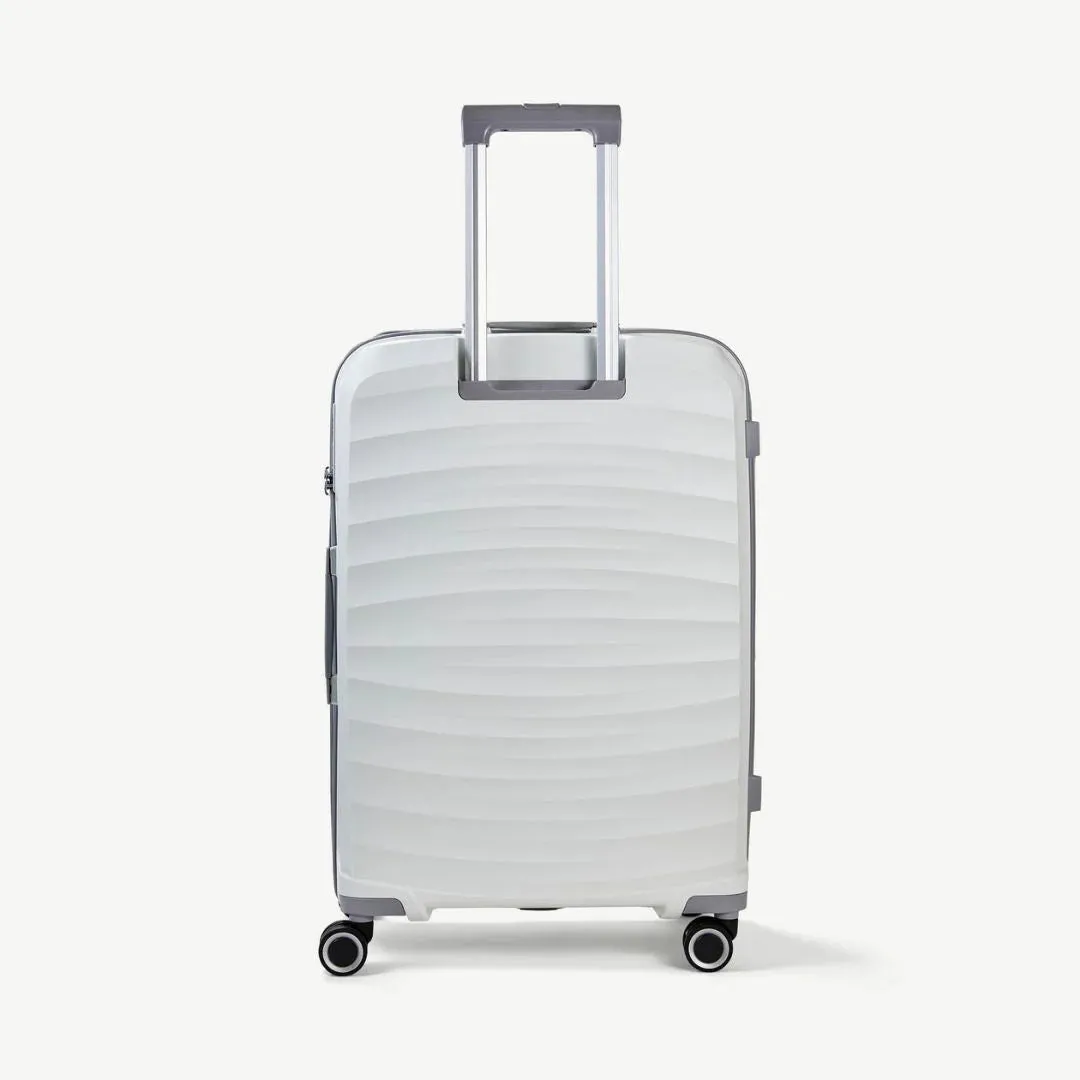 Sunwave Medium Suitcase - White