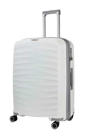 Sunwave Medium Suitcase - White