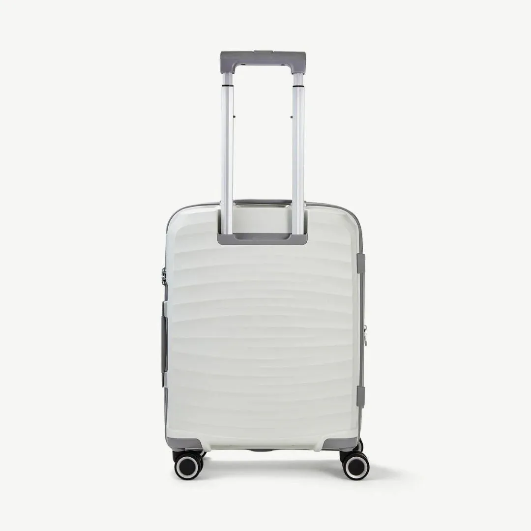 Sunwave Small Suitcase - White