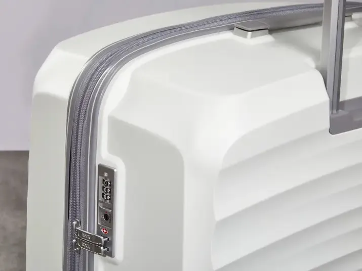 Sunwave Small Suitcase - White