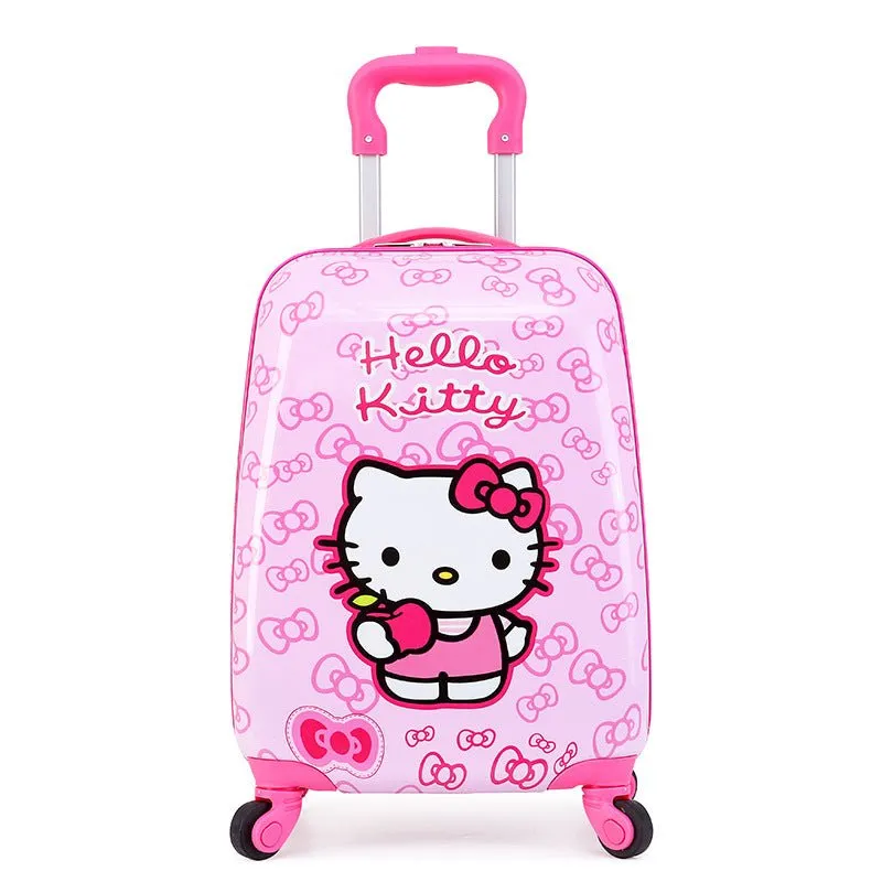 Super Character Trolley Suitcase for Kids – Vibrant Rolling Luggage for Adventures and Travel