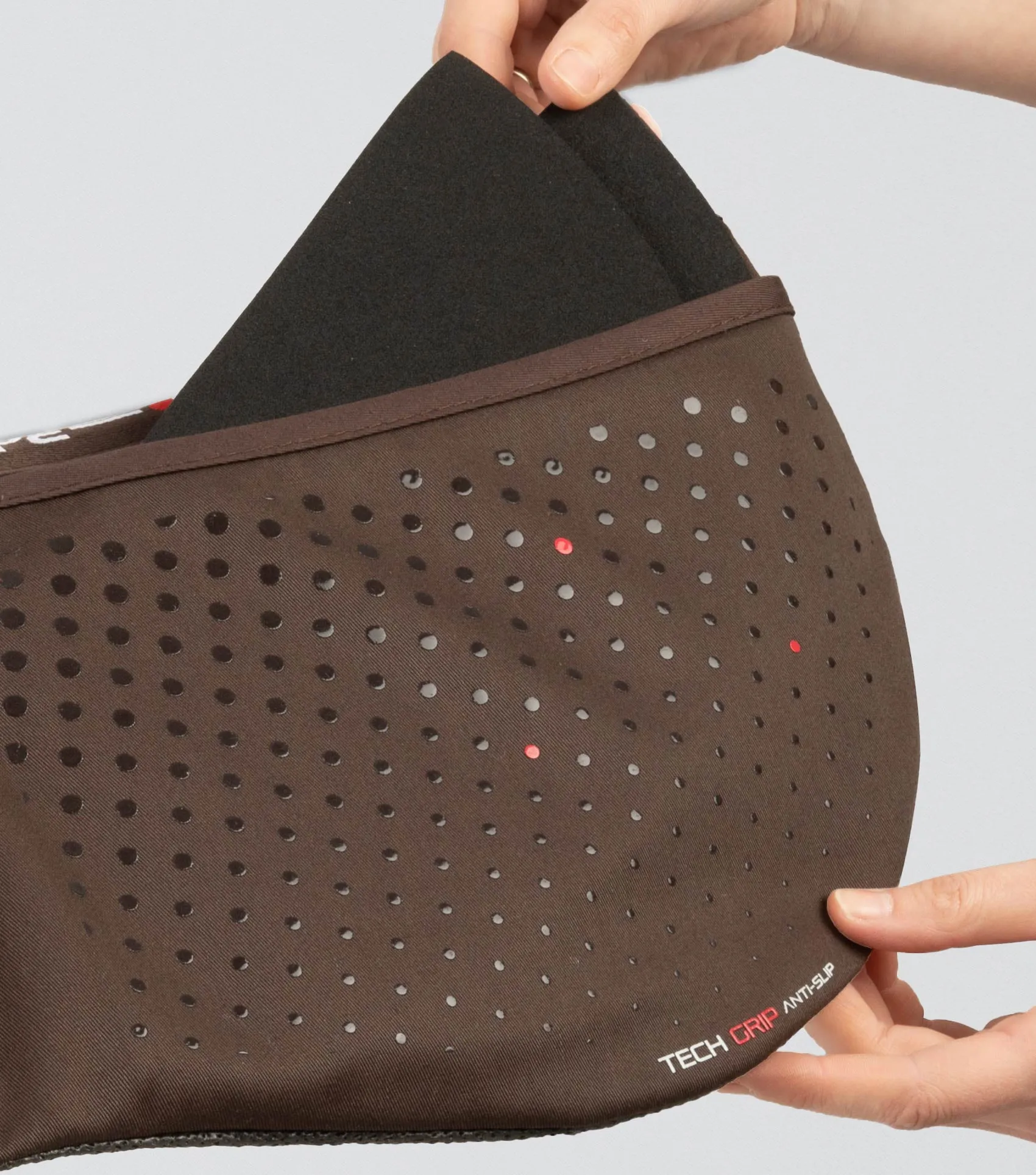 Tech Grip Pro Anti-Slip Correction Saddle Pad Brown