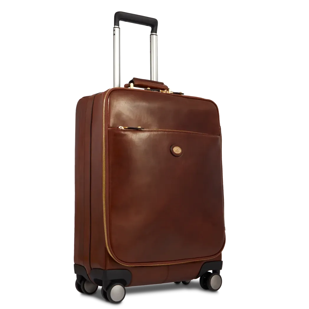 The Bridge - Story Viaggio Trolley Suitcase in Brown