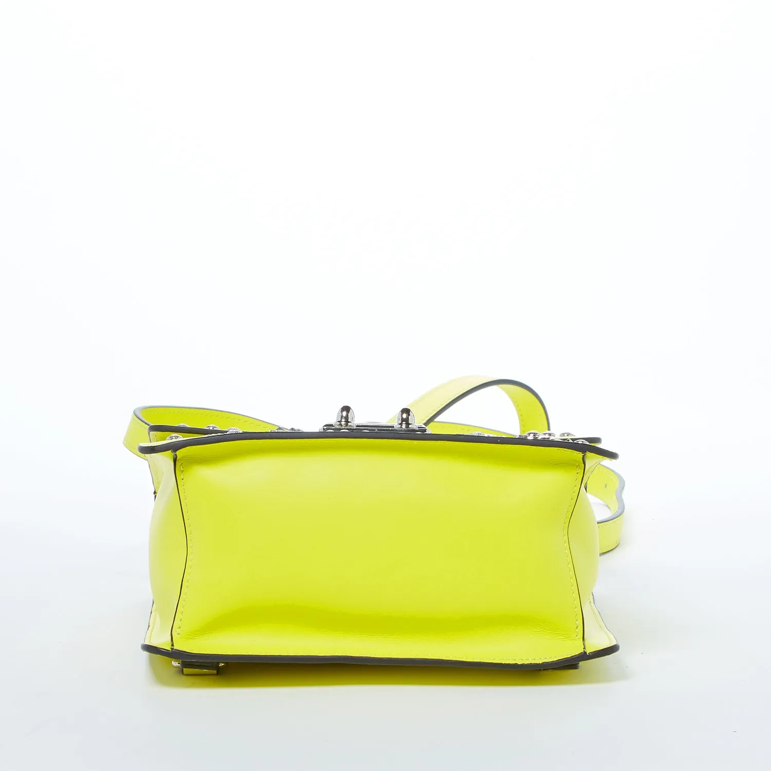 The Hollywood Backpack Purse Leather Yellow