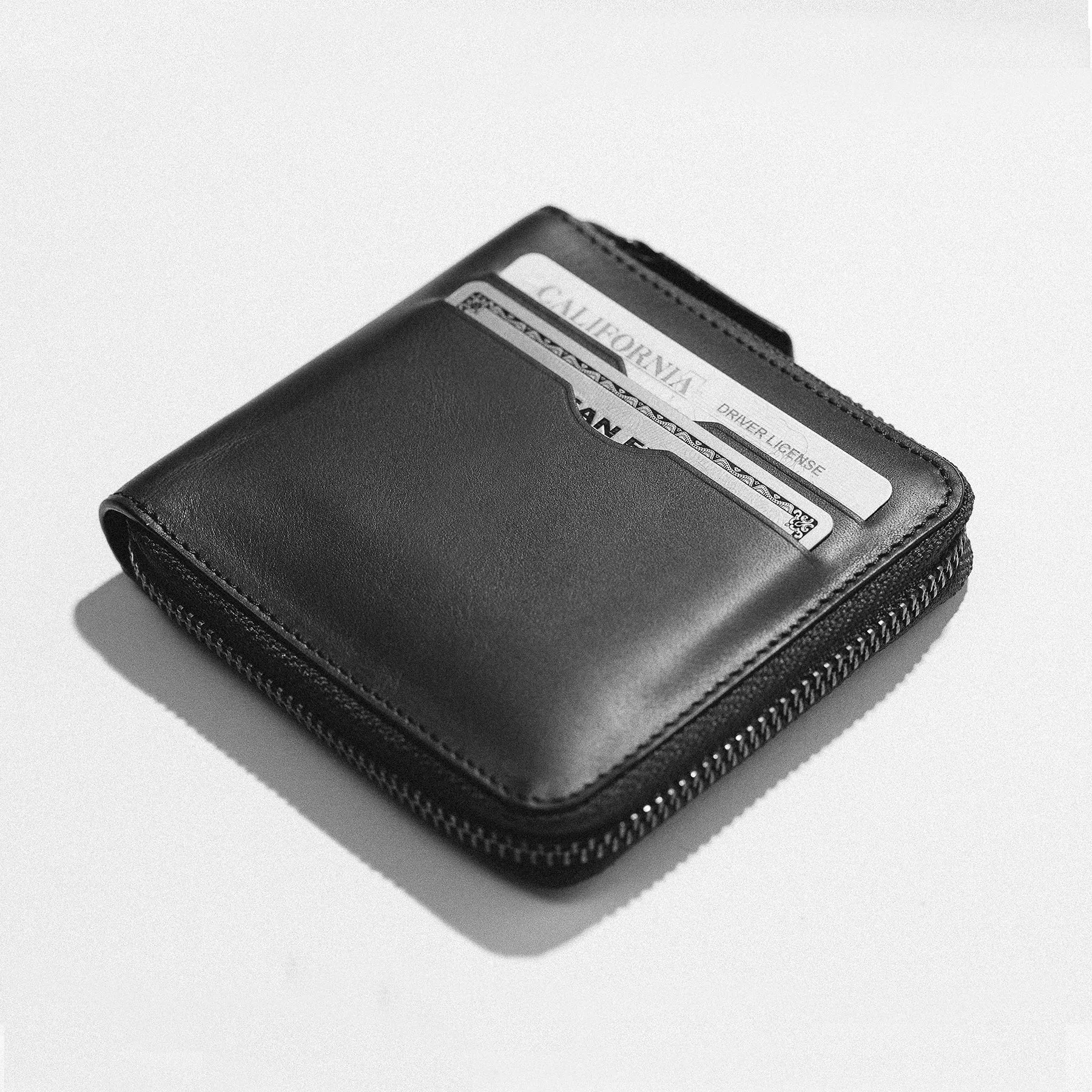 The Zip Wallet in Black