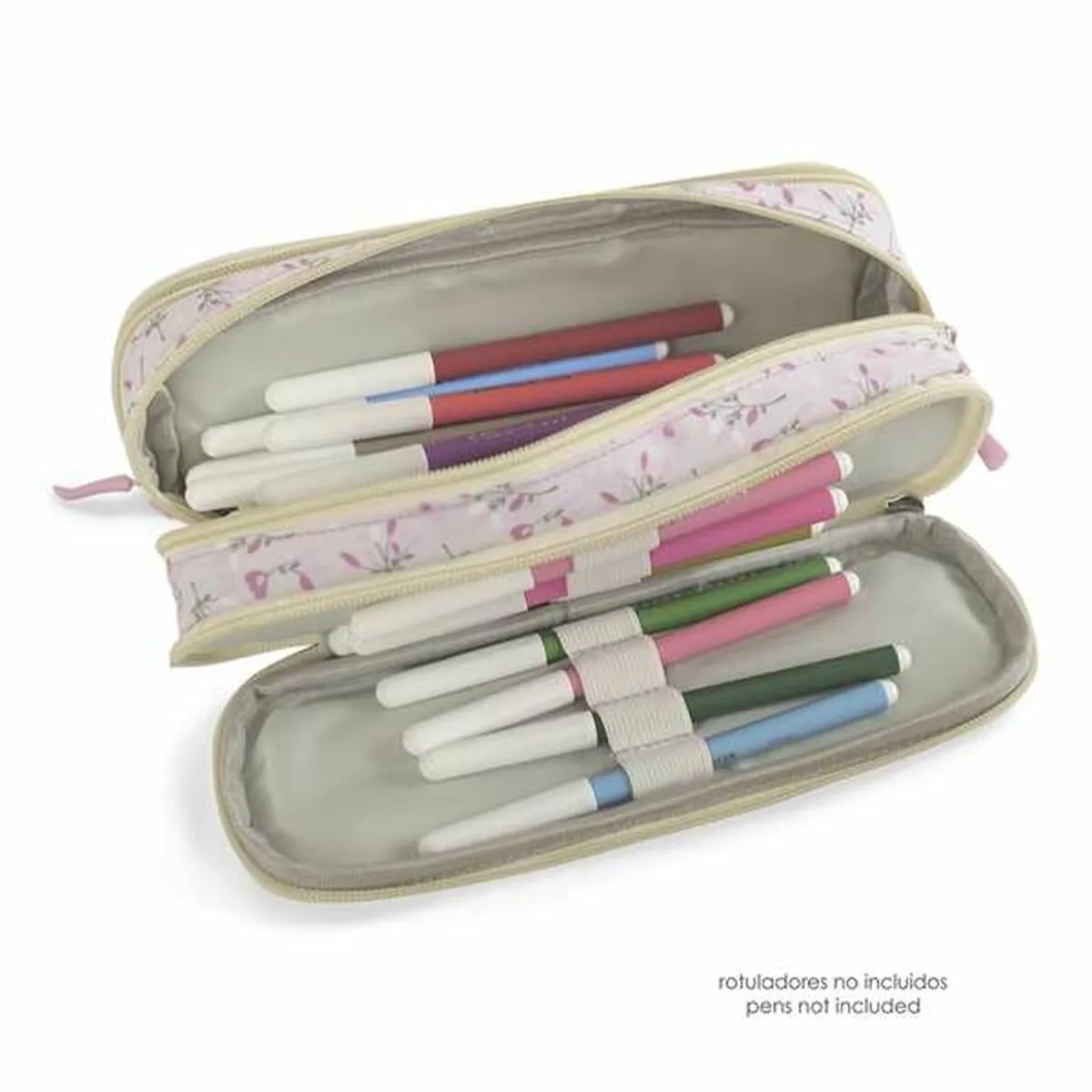 Triple Pencil Case Decuevas Provenza 24 x 9 x 8,5 cm