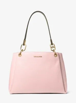 Trisha Large Pebbled Leather Shoulder Bag | 55682